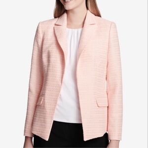 Calvin Klein Tweed Pink Blazer